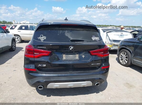 5UXTY3C04M9E94658 2021 BMW X3 Черный 