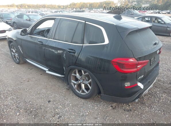 5UXTY5C00M9F13010 2021 BMW X3 Black Задня ліва чверть