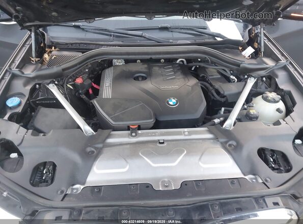 5UXTY5C00M9F13010 2021 BMW X3 Black Вид ззаду