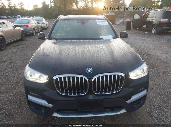 5UXTY5C00M9F13010 2021 BMW X3 Black Вид щитка приладів