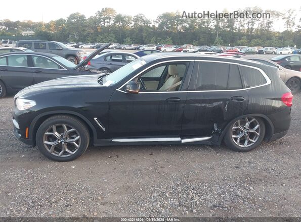 5UXTY5C00M9F13010 2021 BMW X3 Black Панорамний вид салону 360°