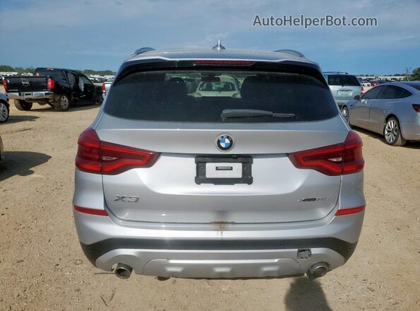 5UXTY5C09M9F59807 2021 BMW X3 Silver Հետևի տեսք