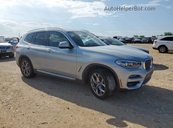 5UXTY5C09M9F59807 2021 BMW X3 Silver Առջևի աջ