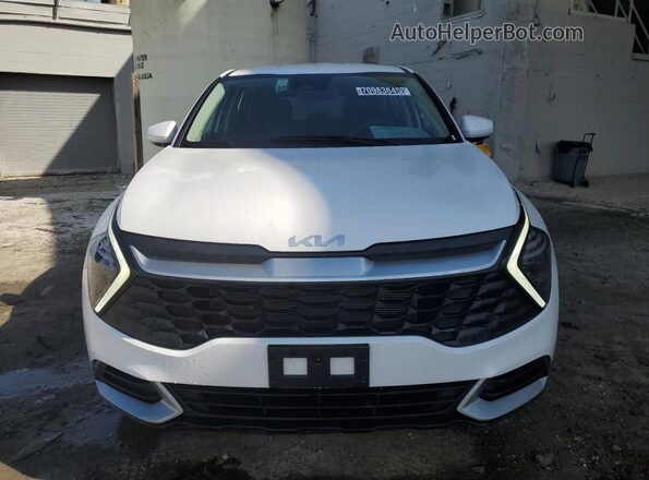 5XYK2CDF2SG312353 2025 KIA SPORTAGE White Vista frontal