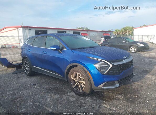 5XYK33DF4SG287761 2025 KIA SPORTAGE Синий Передняя правая четверть