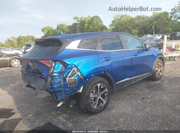 5XYK33DF4SG287761 2025 KIA SPORTAGE Синий Задняя правая четверть