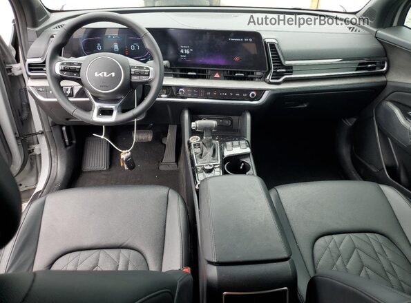 5XYK6CDF9SG237459 2025 KIA SPORTAGE Серебряный Вид панели приборов