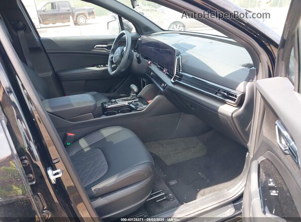 5XYK7CDF3SG272320 2025 KIA SPORTAGE Black Widok wnętrza z przodu