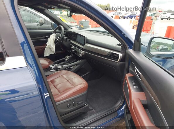 5XYP34GC6RG452863 2024 KIA TELLURIDE Blue Front interior view