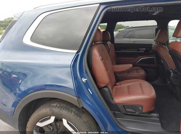 5XYP34GC6RG452863 2024 KIA TELLURIDE Blue VIN sticker view