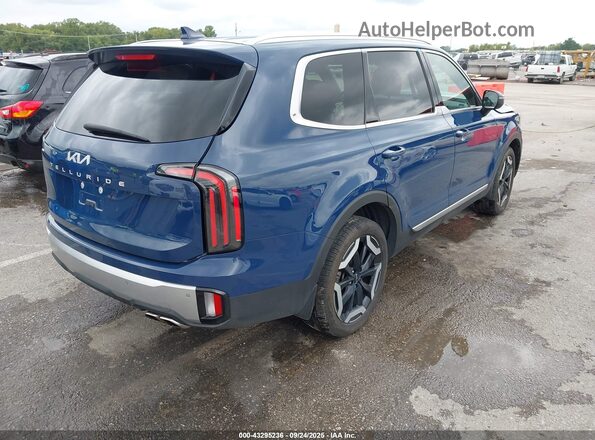 5XYP34GC6RG452863 2024 KIA TELLURIDE Blue Rear right