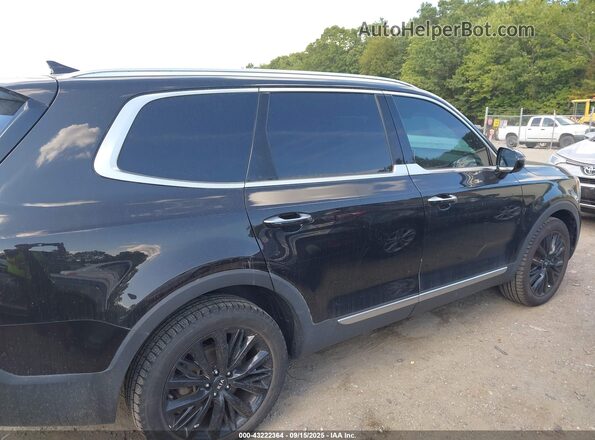5XYP54HC4MG140493 2021 KIA TELLURIDE Black უკანა სალონის ხედი