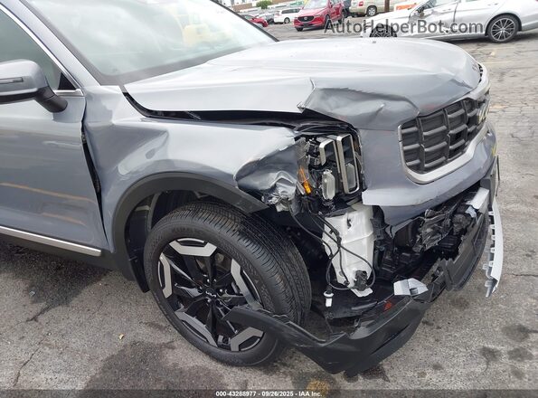 5XYP64GC9SG642444 2025 KIA TELLURIDE Серый Вид спереди