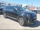 2021 Kia Telluride S Черный vin: 5XYP64HC8MG130269