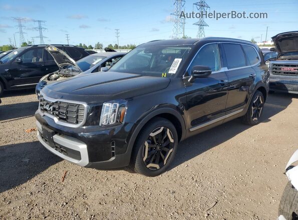 5XYP6DGC5SG659659 2025 KIA TELLURIDE Черный Передняя левая четверть
