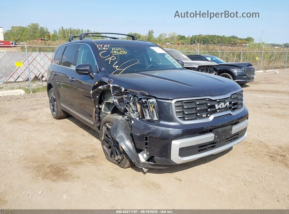 5XYP6DGCXSG583128 2025 KIA TELLURIDE Black წინა მარჯვენა