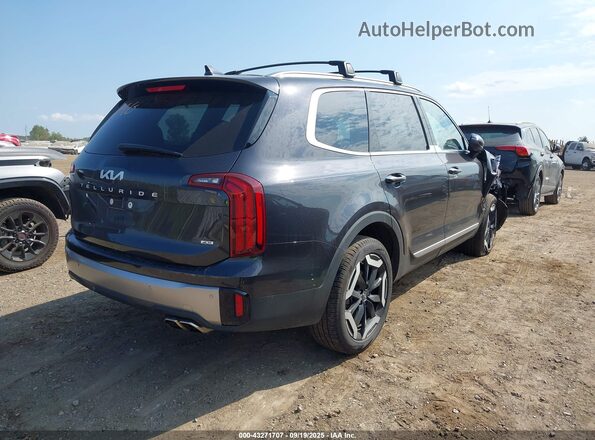 5XYP6DGCXSG583128 2025 KIA TELLURIDE Black უკანა მარჯვენა