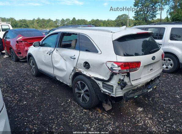 5XYPHDA51JG406874 2018 KIA SORENTO Белый Задняя левая четверть