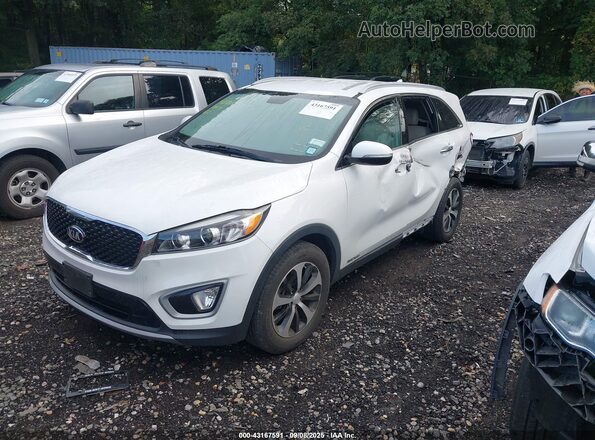 5XYPHDA51JG406874 2018 KIA SORENTO Белый Передняя левая четверть