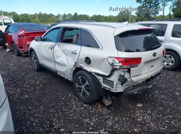 5XYPHDA51JG406874 2018 KIA SORENTO Белый Вид спереди