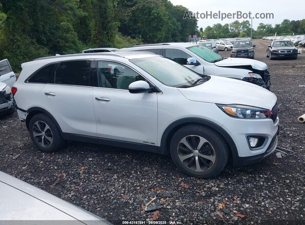 5XYPHDA51JG406874 2018 KIA SORENTO Белый Вид задней части салона