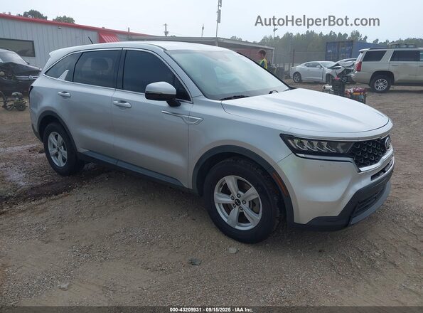 5XYRG4LC3MG068342 2021 KIA SORENTO Серебряный Передняя правая четверть