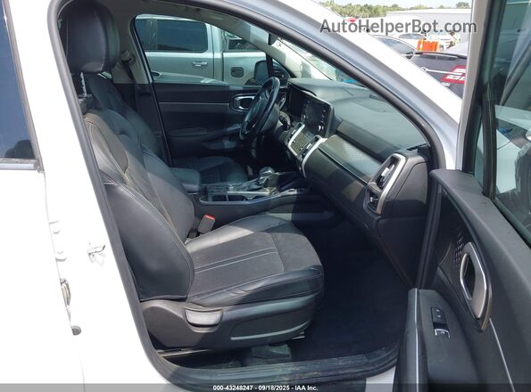 5XYRL4LC3MG019752 2021 KIA SORENTO Белый Вид салона спереди