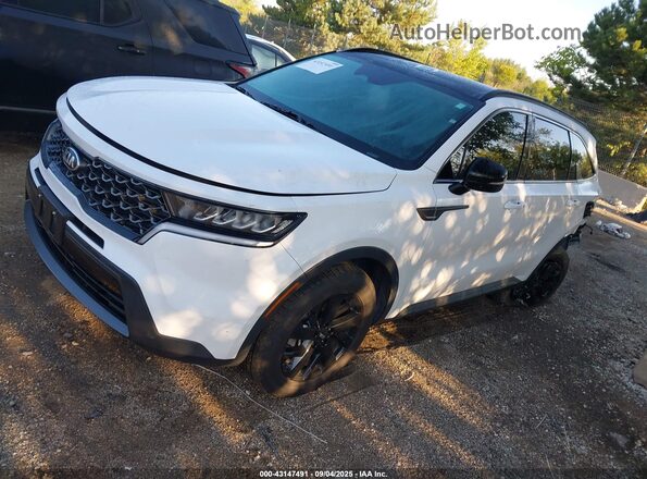 5XYRLDLCXMG031526 2021 KIA SORENTO White Front left