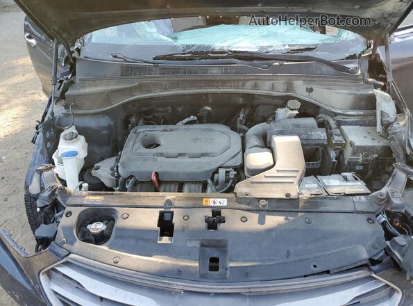 5XYZU3LB1HG417840 2017 HYUNDAI SANTA Blue Rear interior view