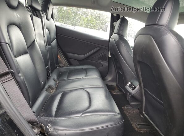 5YJ3E1EA3JF006643 2018 TESLA MODEL Черный Вид задних сидений