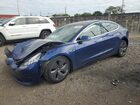 2020 Tesla Model 3 Blue vin: 5YJ3E1EA6LF796913