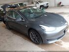 2018 Tesla Model 3 Long Range/performance Gray vin: 5YJ3E1EB0JF119149
