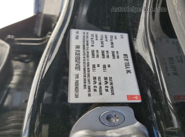 5YJ3E1EB3JF147527 2018 TESLA MODEL Черный Вид подкапотного пространства
