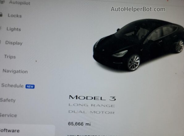 5YJ3E1EB3JF147527 2018 TESLA MODEL Черный Вид щитка приборов