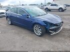 2020 Tesla Model 3 Long Range Dual Motor All-wheel Drive Blue vin: 5YJ3E1EB3LF712197