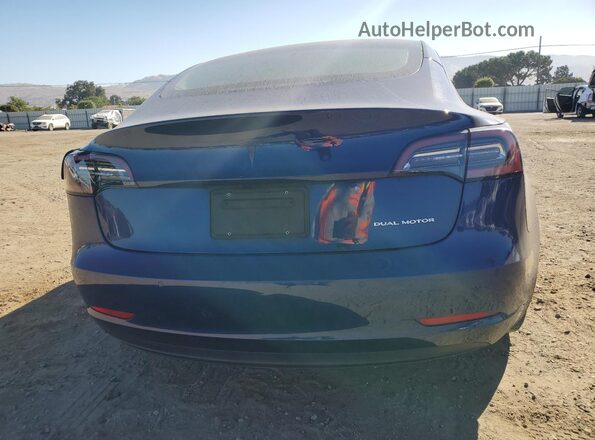 5YJ3E1EB3NF189850 2022 TESLA MODEL Blue Vista trasera