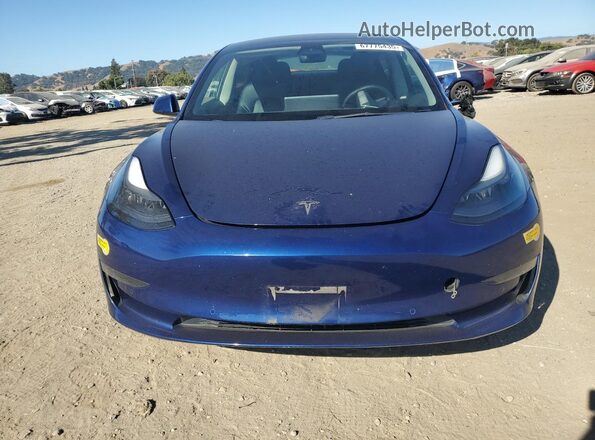 5YJ3E1EB3NF189850 2022 TESLA MODEL Blue Vista frontal
