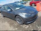 2022 Tesla Model 3 Long Range Dual Motor All-wheel Drive Gray vin: 5YJ3E1EB7NF246566
