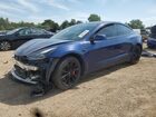 2021 Tesla Model 3 Blue vin: 5YJ3E1EC0MF055076