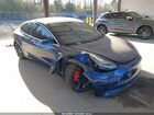 2020 Tesla Model 3 Performance Dual Motor All-wheel Drive Blue vin: 5YJ3E1EC3LF641141