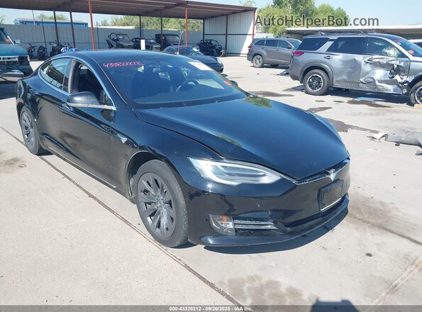 5YJSA1E23KF302229 2019 TESLA MODEL S Black Delantero derecho