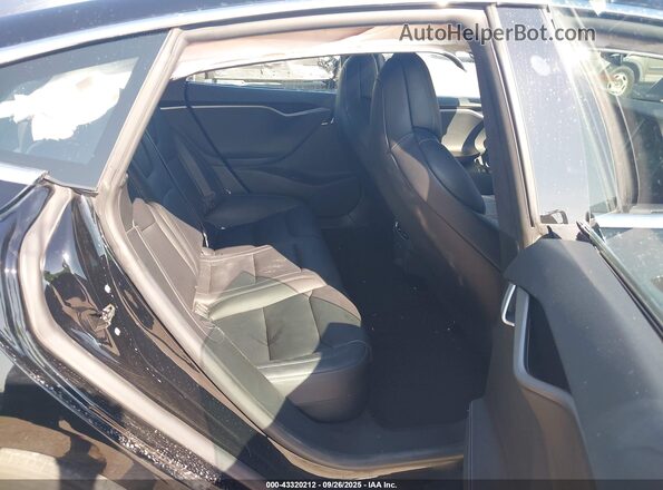 5YJSA1E23KF302229 2019 TESLA MODEL S Black Vista de la etiqueta del VIN