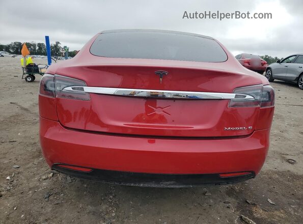 5YJSA1E26JF243580 2018 TESLA MODEL Red Vista trasera