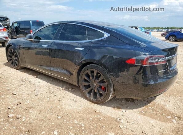 5YJSA1E40JF264667 2018 TESLA MODEL Black Rear left