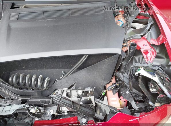 5YJSA1E52SF549185 2025 TESLA MODEL S Красный Вид сзади