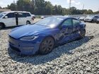 2021 Tesla Model S Blue vin: 5YJSA1E5XMF441609