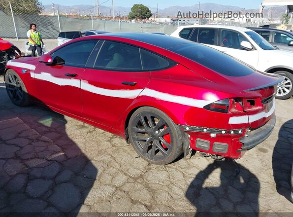 5YJSA1E62PF511729 2023 TESLA MODEL S Red Հետևի ձախ