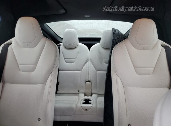 5YJXCBE46GFS01023 2016 TESLA MODEL Black Rear seats view