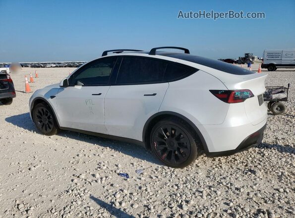5YJYGAEE1MF214656 2021 TESLA MODEL Белый Задняя левая четверть