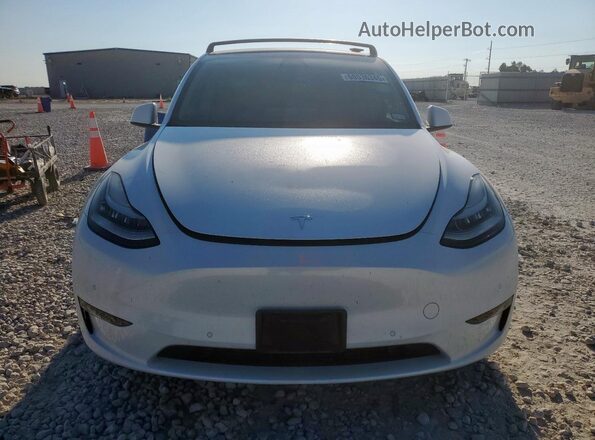 5YJYGAEE1MF214656 2021 TESLA MODEL Белый Вид спереди